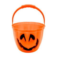 Canasto Plastico 23X16Cm Calabaza Led