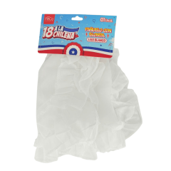 Pañuelo 18 Blonda Liso Blanco Feco