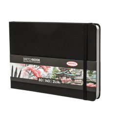 Sketchbook 21x14 Negro Artel