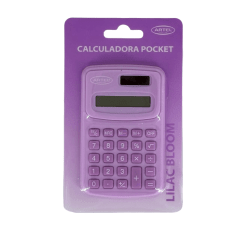 Calculadora Pockets Solar Tono Pastel Artel