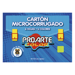 Estuche Set Microcorrugado Entretenido 6 Col A4