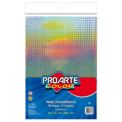 Estuche Set Papel Holografico 5 Dis 23X35Cm