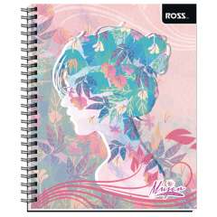 Cuaderno Universitario 7Mm 100Hj Tapa Simple Mujer