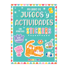 Libro De Juegos Y Actividades Bebe Animales