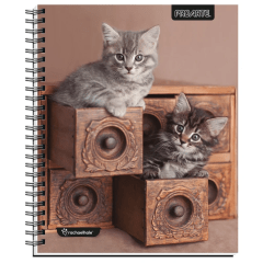 Cuaderno Universitario 7Mm 100Hj Tapa Dura Animales Adorables