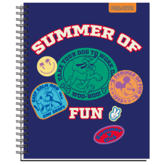 Cuaderno Universitario 7Mm 100Hj Tapa Dura Mickey Ni¤o
