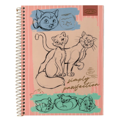 Cuaderno Triple Carta Mat 7mm 150Hj Disney Clasicos