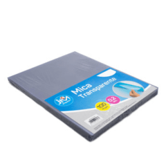 100un Mica Transparente Carta 200Mic
