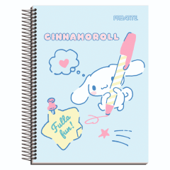 Cuaderno Triple Carta Mat 7mm 150Hj Cinnamoroll