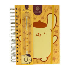 Libreta C/Esp + Lapiz Pompompurin 16x21cm Ascott
