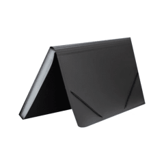 Carpeta con fuelle Oficio c/Elast 12 Div Negro Lavoro