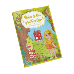 Cuentos para Colorear Ricito de Oro 16Pag 27.5x21 Art&Craft