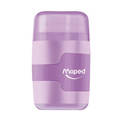 Sacapunta Doble Doble + Goma Borrar Tonos Pastel maped