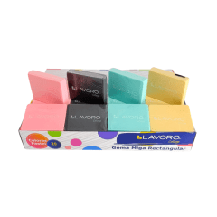 Goma de Borrar Miga Rectangular Colores Pastel Lavoro