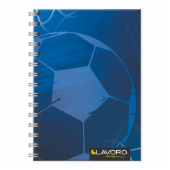 Cuaderno pocket Varon doble espiral 5mm 100hjs 10.5x1.5x15cm Lavoro
