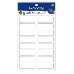 Etiqueta Escolar 16 Unidades Para Marcar Ropa 63X23Mm