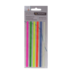 Notas Adhesivas 5x135mm 20Hjs por color Lavoro