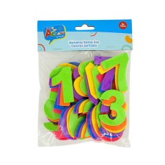 Numeros Goma Eva 5,5Cms 60Pcs Colores Art&Craft