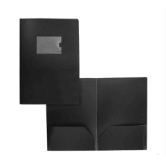 Carpeta Seminario c/Bolsillo Oficio Negra Lavoro