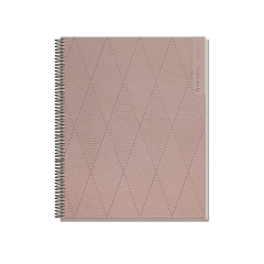 Cuaderno Cuarta 17x21cm 5mm Puntos Super Class Leather Rhein