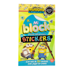 Block de Stickers para Colorear Minions 3