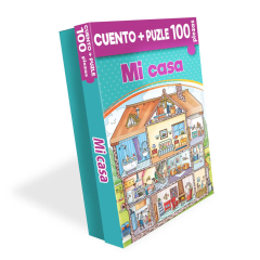 Cuento +Puzzle 100Pzs Mi Casa Mundicrom