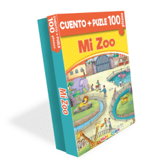 Cuento + Puzzle 100Pzs Mi Zoo Mundicrom