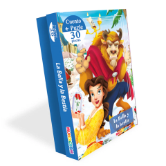 Cuento + Puzzle 30Pza La Bella Y La Bestia Mundicrom