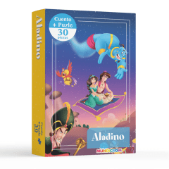 Cuento + Puzzle 30Pzs Aladino Mundicrom