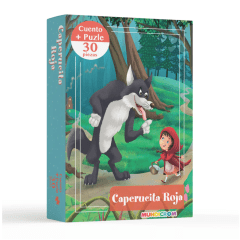 Cuento + Puzzle 30Pza Caperucita Roja Mundicrom
