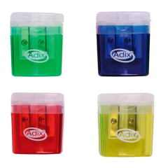 Sacapunta Doble Con Deposito Plastico Adix