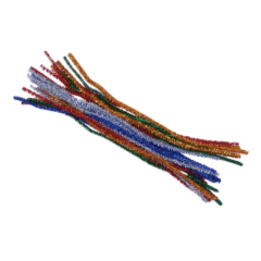 Varilla Chenille/limpiapipas 25un metalizada Adix