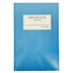 Libro De Actas 100Hjs Lineal Empastado Foliado
