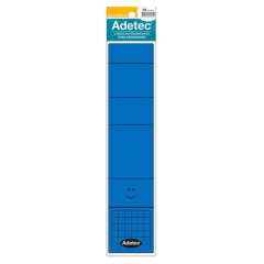 Lomo Archivador Adhesivo Ancho Azul Adetec