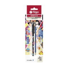 Lapiz Gel Borrable 0.7 + Rpto 1 Go Azul Filgo