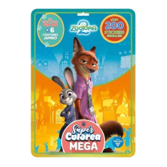 Mega Super Colorea Zootopia Vertice