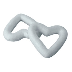 Corazon Plumavit Anillos 10Cm 2Un