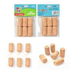 Set 06 Unidades Corcho