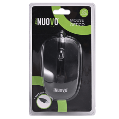 Mouse Con Cable Negro