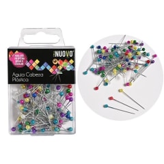 Alfiler Cabeza Perla Plastica