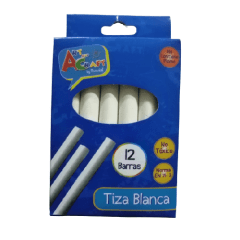 Tiza Blanca 12 Unidades