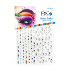 Adhesivo Facial 3D Cristal