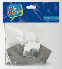 Espejitos Cuadrados 10Pcs 2.5X2.5Cms