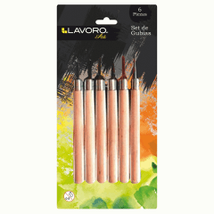 Set 06 Herramientas De Tallar (Gubias)