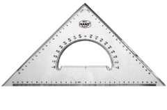 Escuadra C/Transp 35Cm 90-45-45