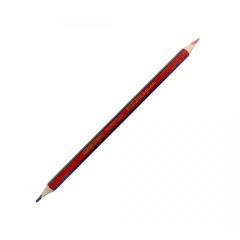 Lapiz Bicolor Azul-Rojo Delgado