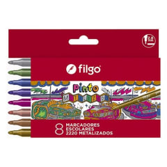 Marcadores Metalizados 8Un 2.8Mm