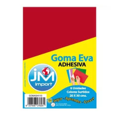 06Un Goma Eva Lamina 20X30 Surtida Adhesiva