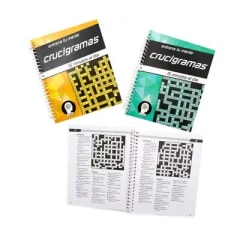 Libro Crucigramas Espiral 80Pag