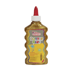 Glitter Glue Classic 185Ml Dorado/Plata/Verde